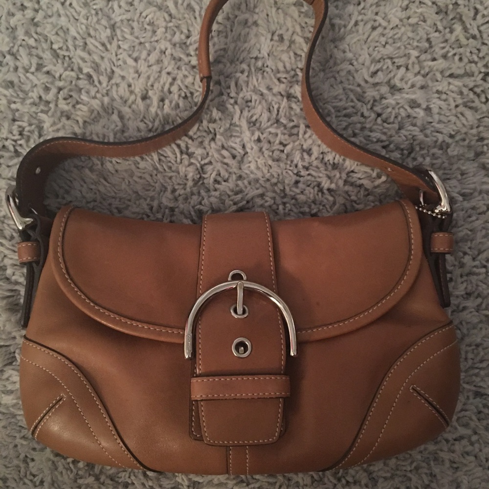 Brown Authentic Coach bag J3S-9247
